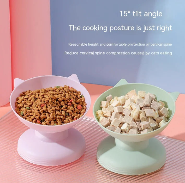 Colorful Raised Cat Ear Bowls