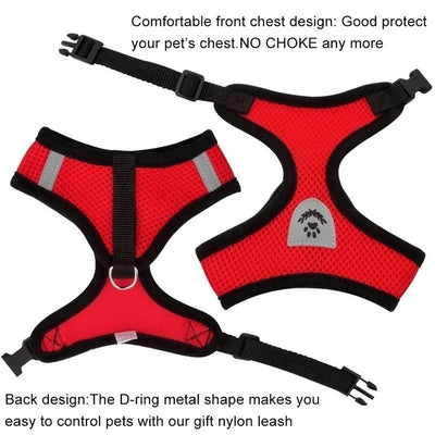 Cat Harness and Leash Set Escape Proof S-XL